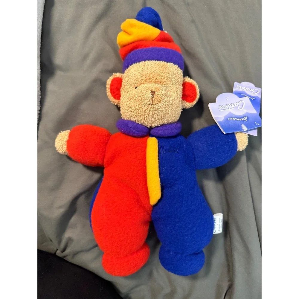 Vintage‎ Carter's DreamMakers Musical Bear Clown Plush NWT 1990s